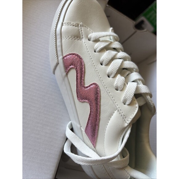 Girl's Blowfish Malibu Vice-K Sneaker White Rose Gold Size 5Y - Picture 2 of 4